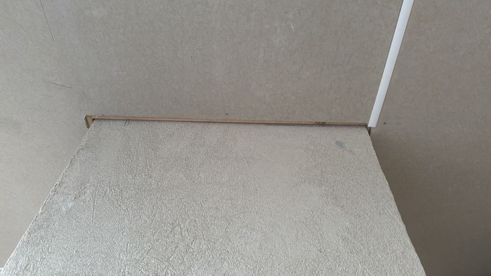 Eave sections needing caulking or filling before painting, found during a waterproofing inspection in Wollert